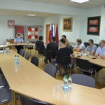Spotkanie Komendanta z przedstawicielami jednostek Ochotniczych Straży Pożarnych.