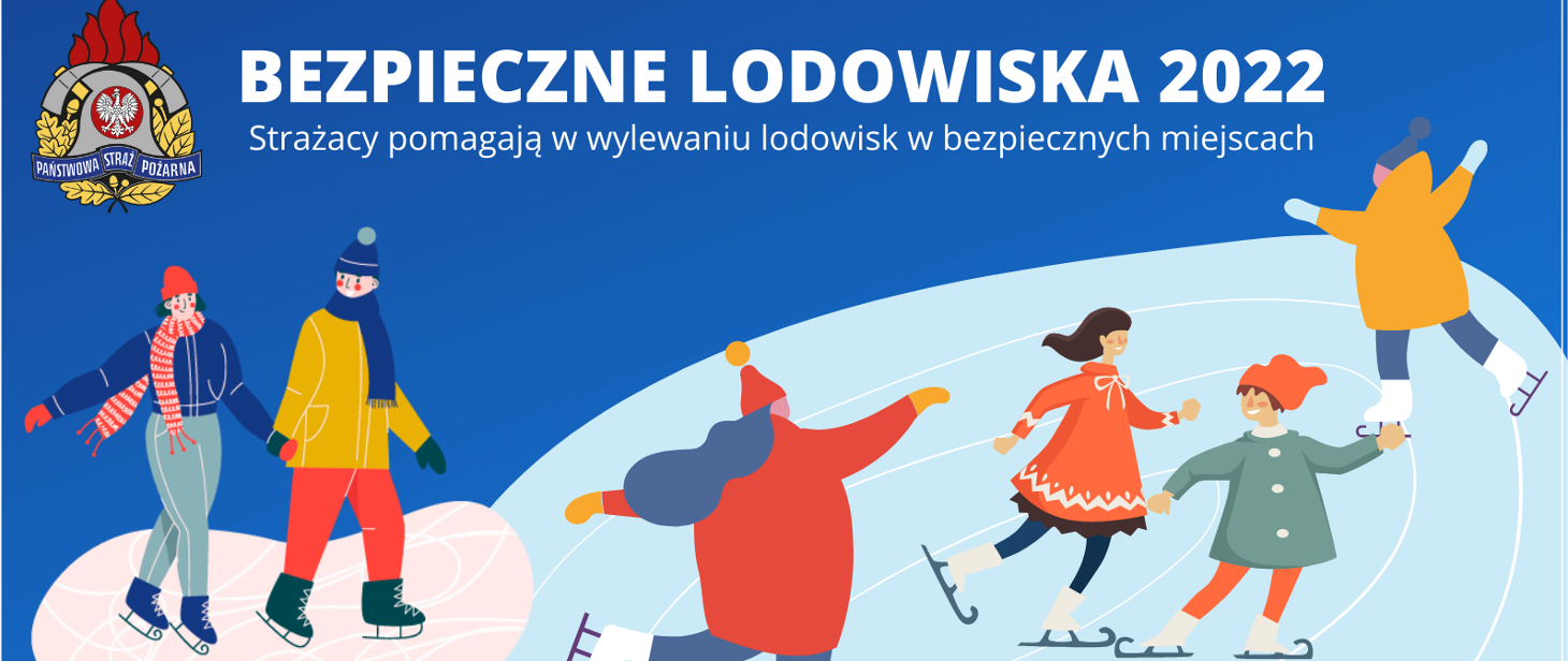 Dzieci jeżdżące na łyżwach na lodowisku